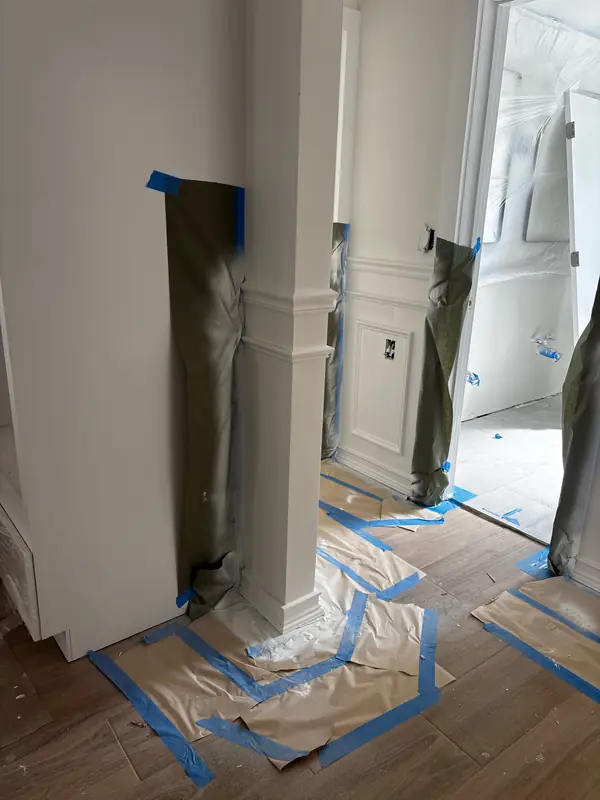 Wainscoting & trim — Ann & Gaby Painting project (interior)